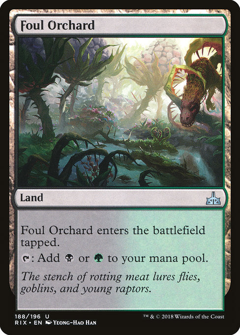 Foul Orchard [Rivals of Ixalan] | Gam3 Escape