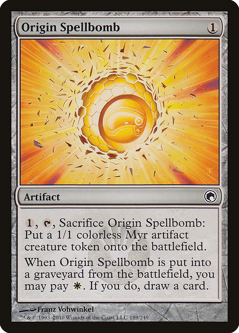 Origin Spellbomb [Scars of Mirrodin] | Gam3 Escape