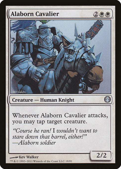 Alaborn Cavalier [Duel Decks: Knights vs. Dragons] | Gam3 Escape