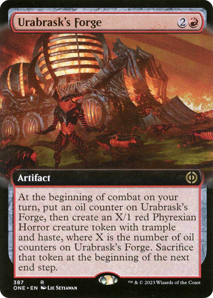 Urabrask's Forge (Extended Art) [Phyrexia: All Will Be One] | Gam3 Escape