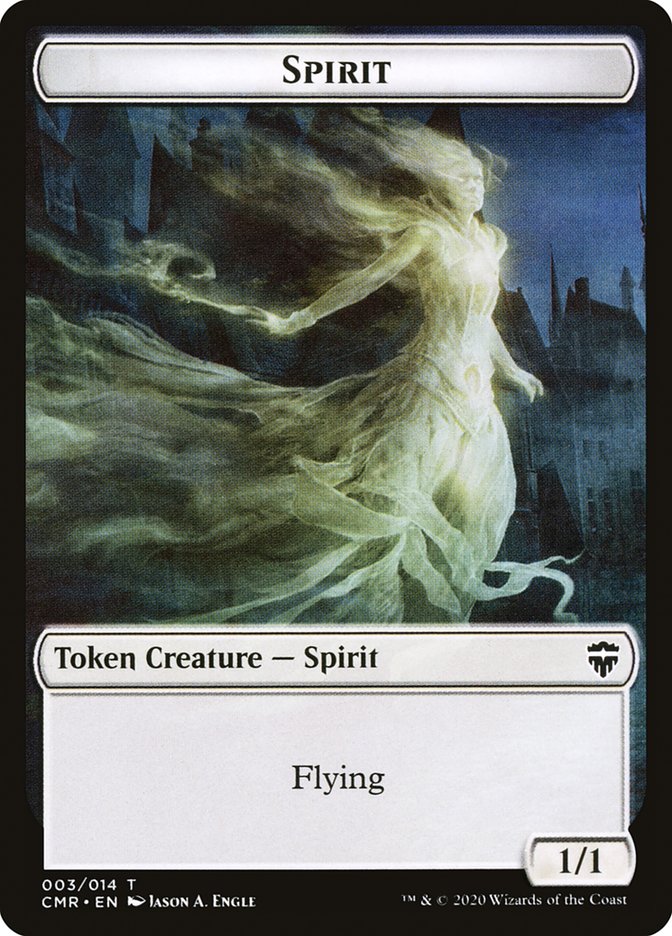 Spirit Token [Commander Legends Tokens] | Gam3 Escape