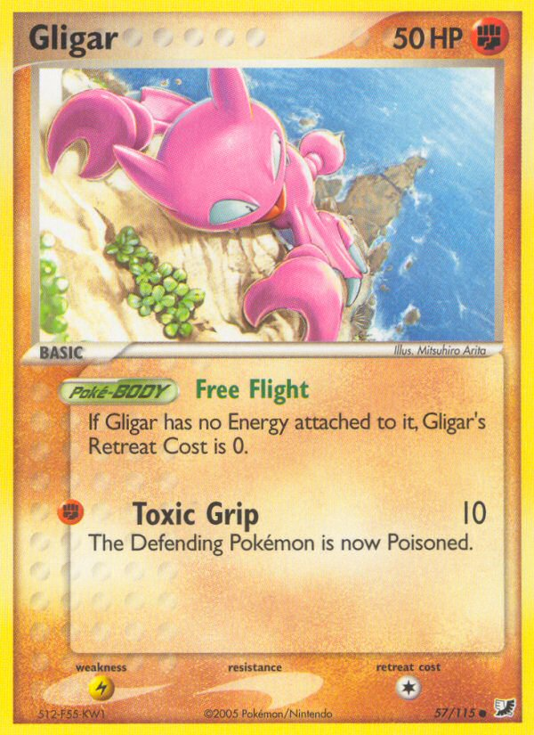 Gligar (57/115) [EX: Unseen Forces] | Gam3 Escape