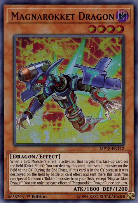 Magnarokket Dragon [MP18-EN112] Ultra Rare | Gam3 Escape