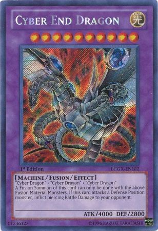 Cyber End Dragon (Alternate Art) [LCGX-EN182] Secret Rare | Gam3 Escape