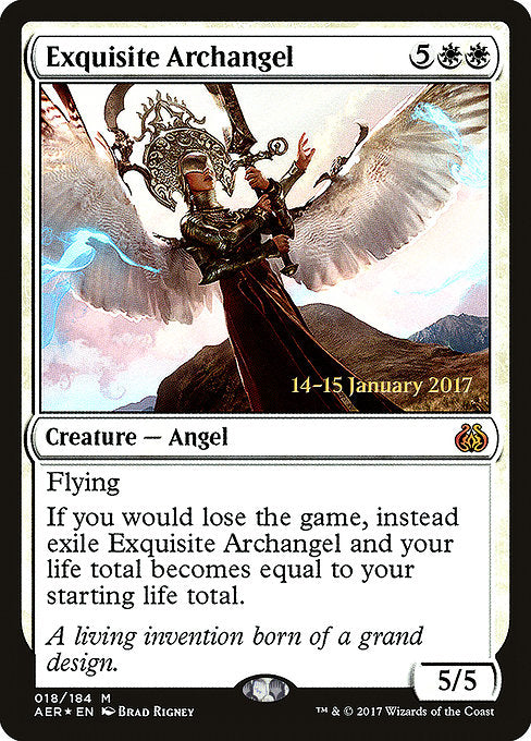 Exquisite Archangel [Aether Revolt Promos] | Gam3 Escape