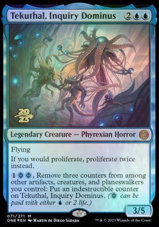 Tekuthal, Inquiry Dominus [Phyrexia: All Will Be One Prerelease Promos] | Gam3 Escape