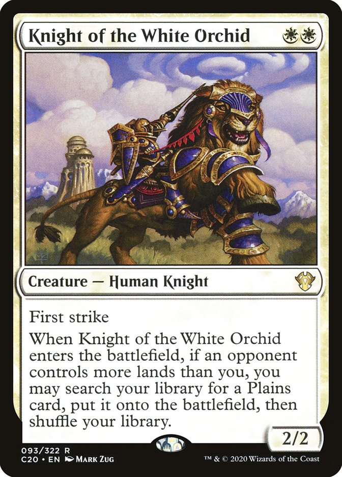 Knight of the White Orchid [Commander 2020] | Gam3 Escape