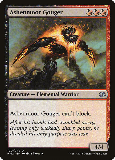 Ashenmoor Gouger [Modern Masters 2015] | Gam3 Escape