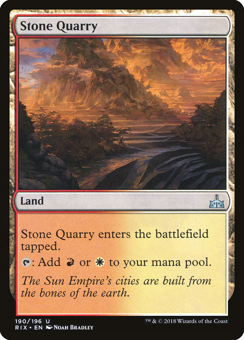 Stone Quarry [Rivals of Ixalan] | Gam3 Escape