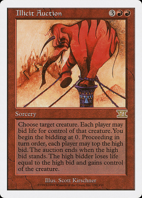 Illicit Auction [Classic Sixth Edition] | Gam3 Escape