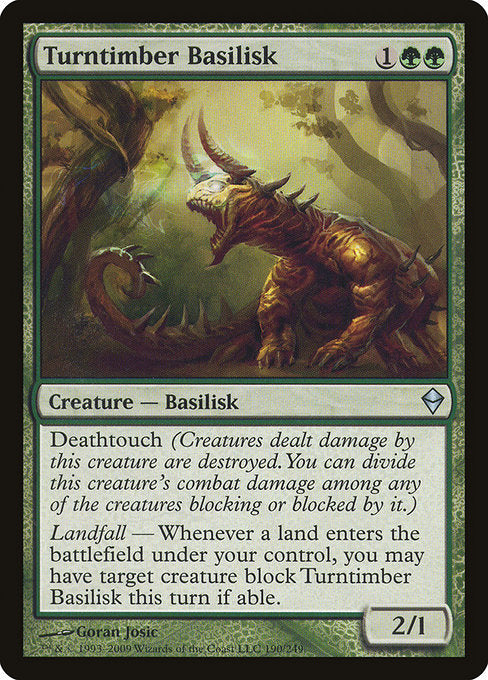 Turntimber Basilisk [Zendikar] | Gam3 Escape