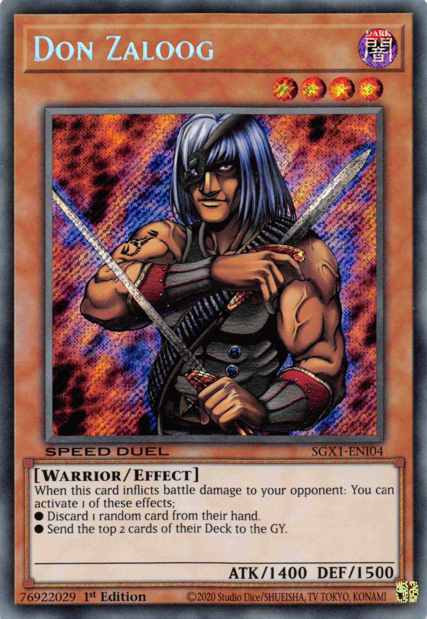 Don Zaloog [SGX1-ENI04] Secret Rare | Gam3 Escape