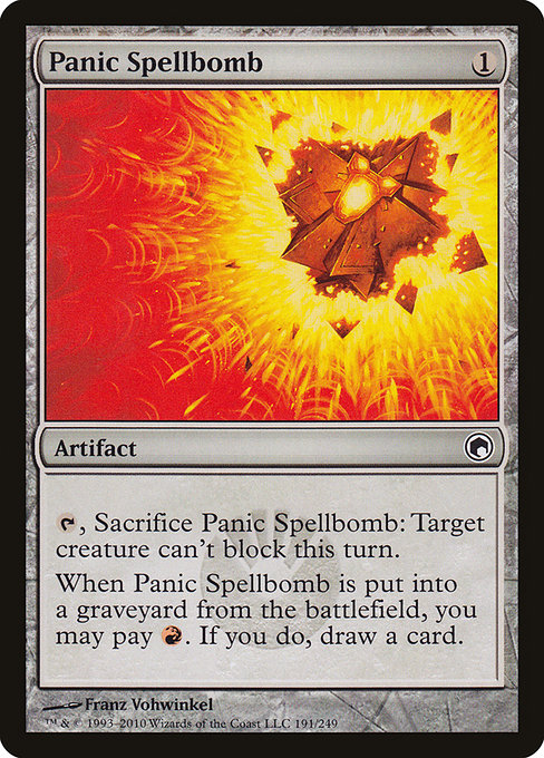 Panic Spellbomb [Scars of Mirrodin] | Gam3 Escape