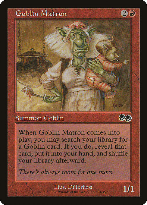 Goblin Matron [Urza's Saga] | Gam3 Escape