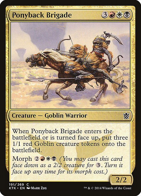 Ponyback Brigade [Khans of Tarkir] | Gam3 Escape