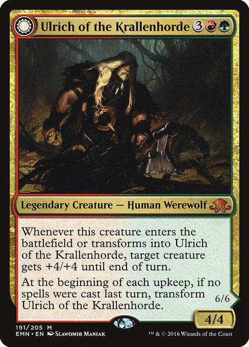 Ulrich of the Krallenhorde // Ulrich, Uncontested Alpha [Eldritch Moon] | Gam3 Escape