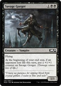 Savage Gorger [Core Set 2020] | Gam3 Escape