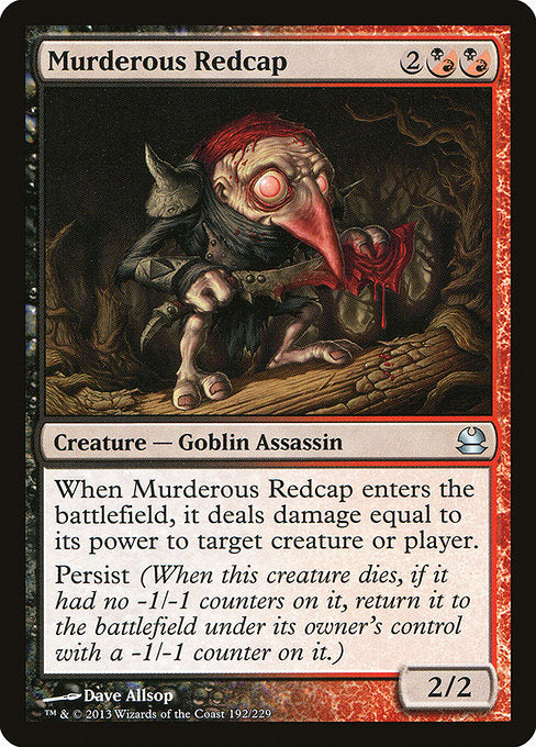 Murderous Redcap [Modern Masters] | Gam3 Escape