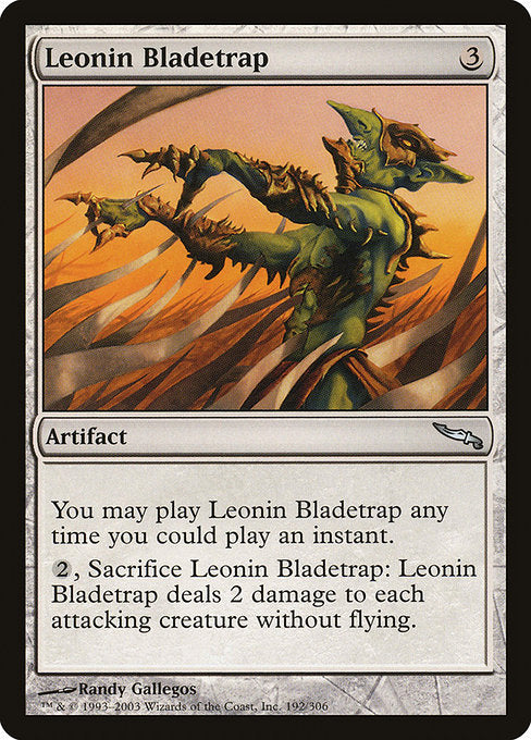 Leonin Bladetrap [Mirrodin] | Gam3 Escape