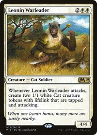 Leonin Warleader [Promo Pack: Core Set 2020] | Gam3 Escape