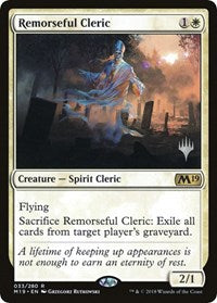 Remorseful Cleric [Promo Pack: Core Set 2020] | Gam3 Escape