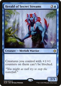 Herald of Secret Streams [Promo Pack: Core Set 2020] | Gam3 Escape