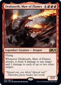 Drakuseth, Maw of Flames [Promo Pack: Core Set 2020] | Gam3 Escape