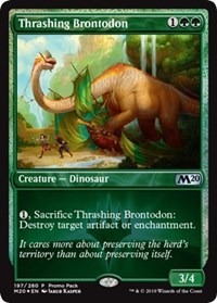 Thrashing Brontodon [Promo Pack: Core Set 2020] | Gam3 Escape