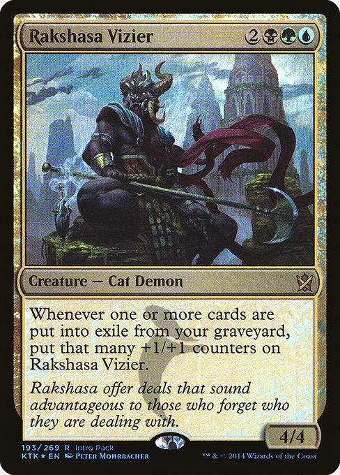 Rakshasa Vizier [Khans of Tarkir Promos] | Gam3 Escape