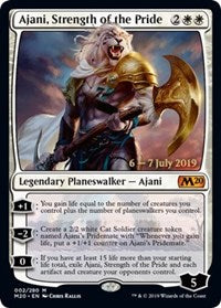 Ajani, Strength of the Pride [Core Set 2020 Promos] | Gam3 Escape