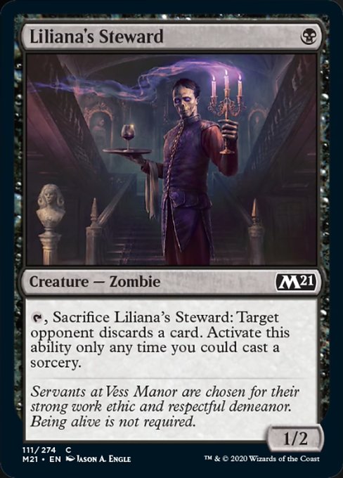 Liliana's Steward [Core Set 2021] | Gam3 Escape