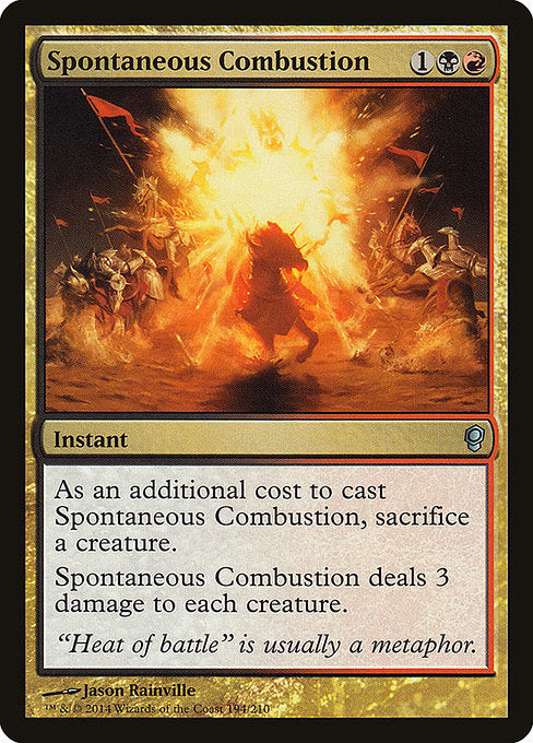 Spontaneous Combustion [Conspiracy] | Gam3 Escape