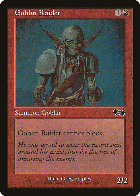 Goblin Raider [Urza's Saga] | Gam3 Escape