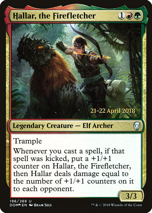 Hallar, the Firefletcher [Dominaria Promos] | Gam3 Escape