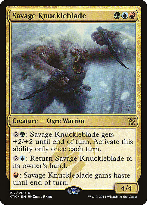 Savage Knuckleblade [Khans of Tarkir] | Gam3 Escape