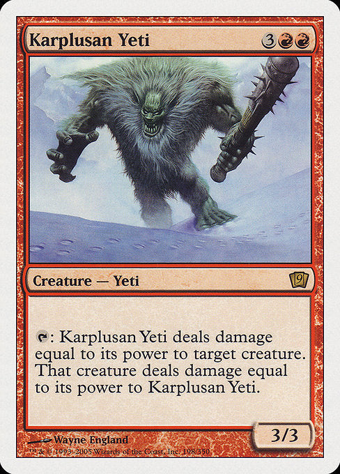 Karplusan Yeti [Ninth Edition] | Gam3 Escape