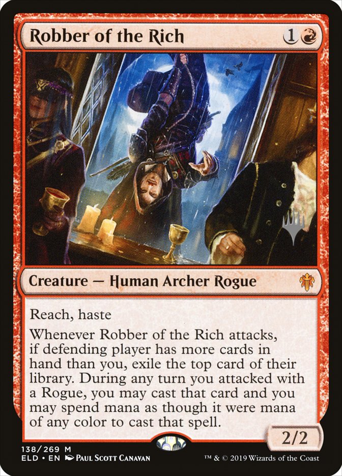 Robber of the Rich (Promo Pack) [Throne of Eldraine Promos] | Gam3 Escape