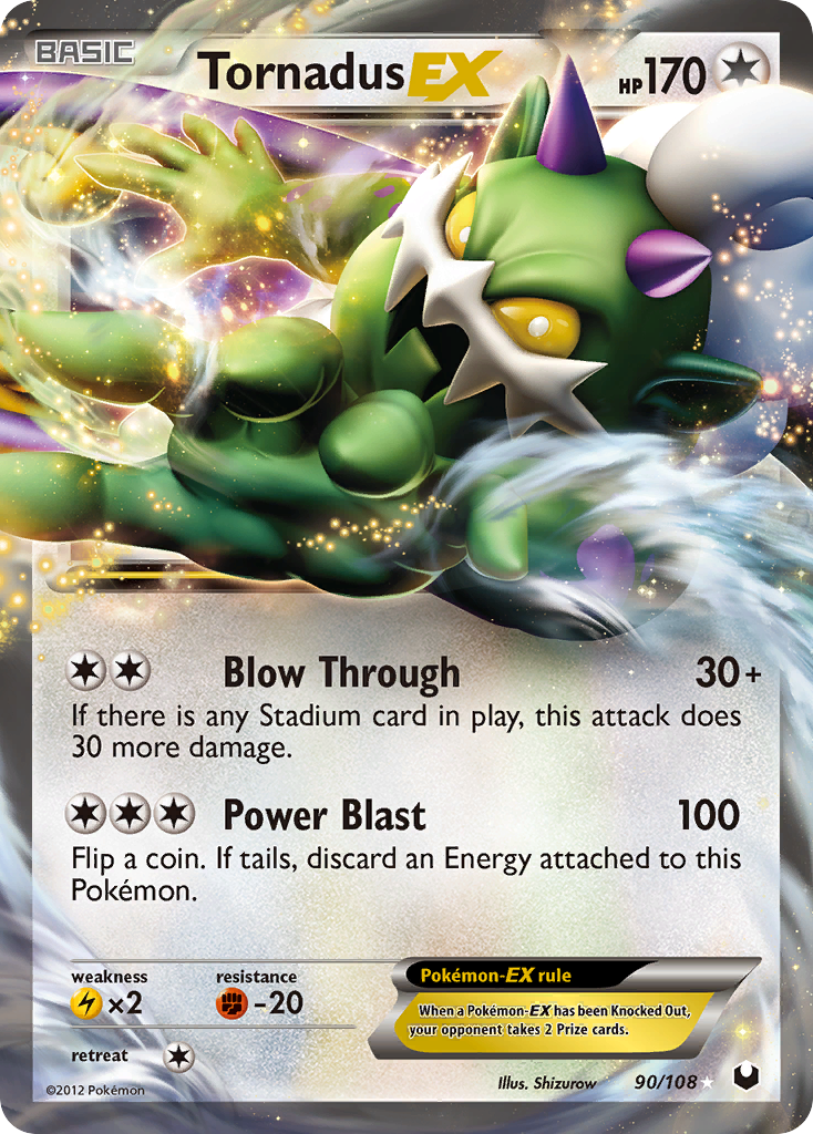 Tornadus EX (90/108) [Black & White: Dark Explorers] | Gam3 Escape