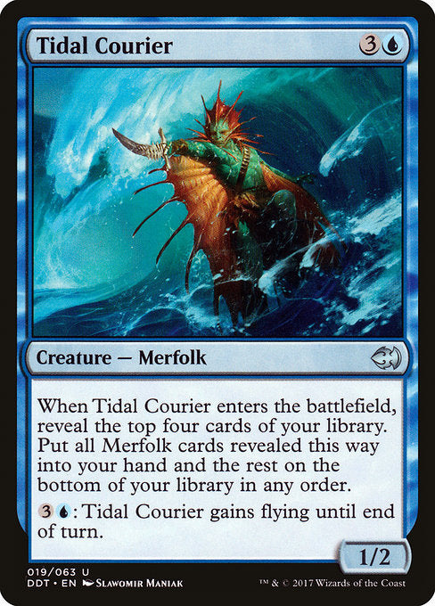 Tidal Courier [Duel Decks: Merfolk vs. Goblins] | Gam3 Escape