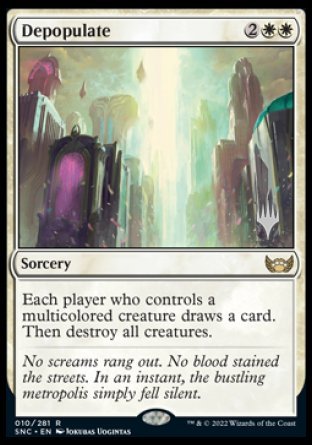 Depopulate (Promo Pack) [Streets of New Capenna Promos] | Gam3 Escape