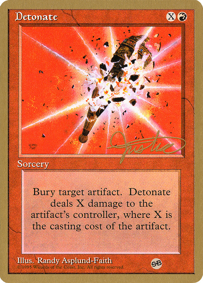 Detonate (Mark Justice) (SB) [Pro Tour Collector Set] | Gam3 Escape