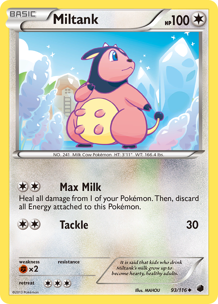 Miltank (93/116) [Black & White: Plasma Freeze] | Gam3 Escape