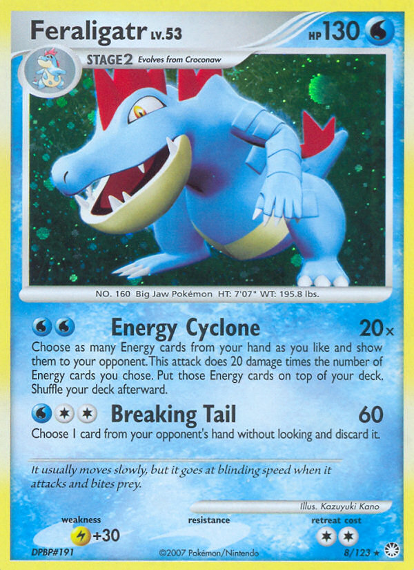 Feraligatr (8/123) [Diamond & Pearl: Mysterious Treasures] | Gam3 Escape