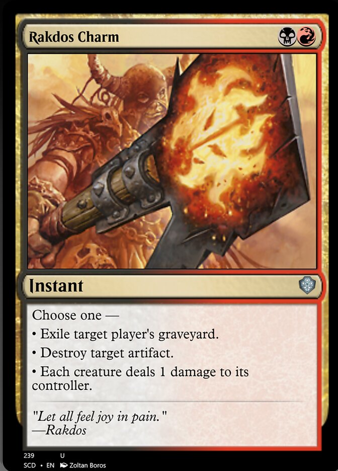 Rakdos Charm [Starter Commander Decks] | Gam3 Escape