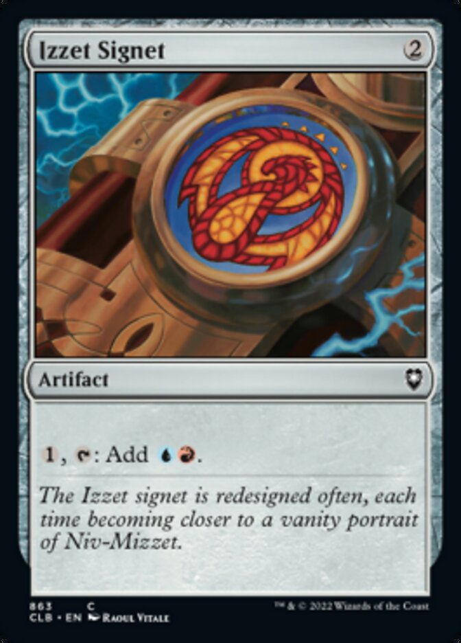 Izzet Signet [Commander Legends: Battle for Baldur's Gate] | Gam3 Escape