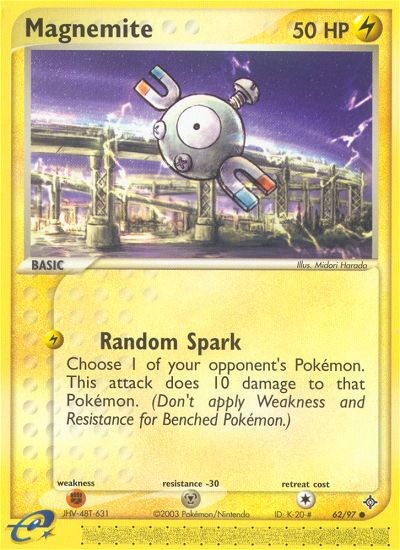 Magnemite (62/97) [EX: Dragon] | Gam3 Escape