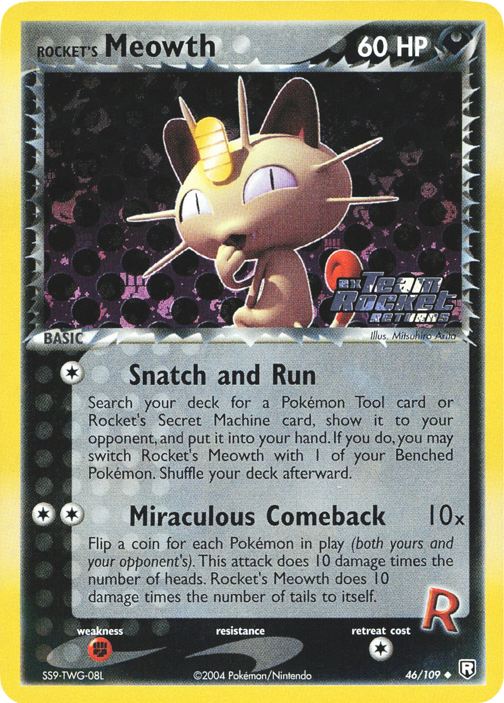 Rocket's Meowth (46/109) (Stamped) [EX: Team Rocket Returns] | Gam3 Escape