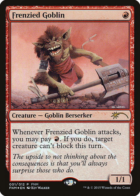Frenzied Goblin [Friday Night Magic 2015] | Gam3 Escape