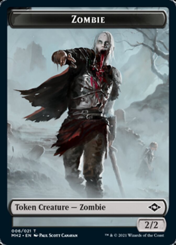 Zombie Token [Modern Horizons 2 Tokens] | Gam3 Escape