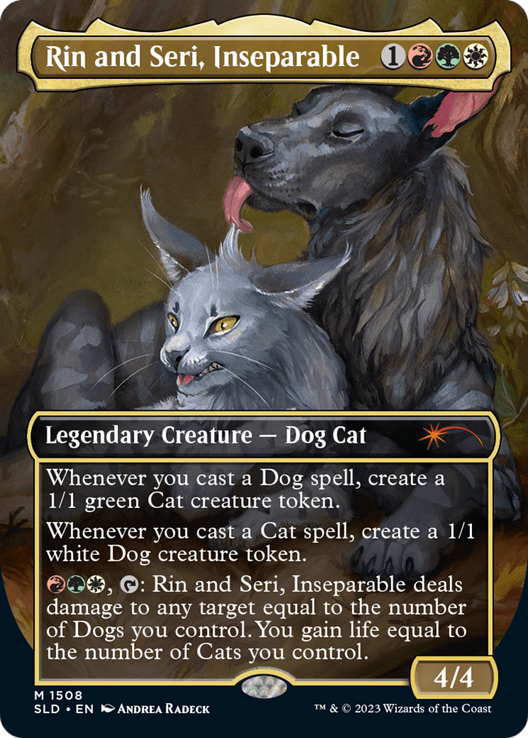 Rin and Seri, Inseparable (1508) // Rin and Seri, Inseparable [Secret Lair Commander Deck: Raining Cats and Dogs] | Gam3 Escape